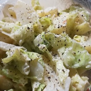 じゃがいもとキャベツの温野菜サラダ